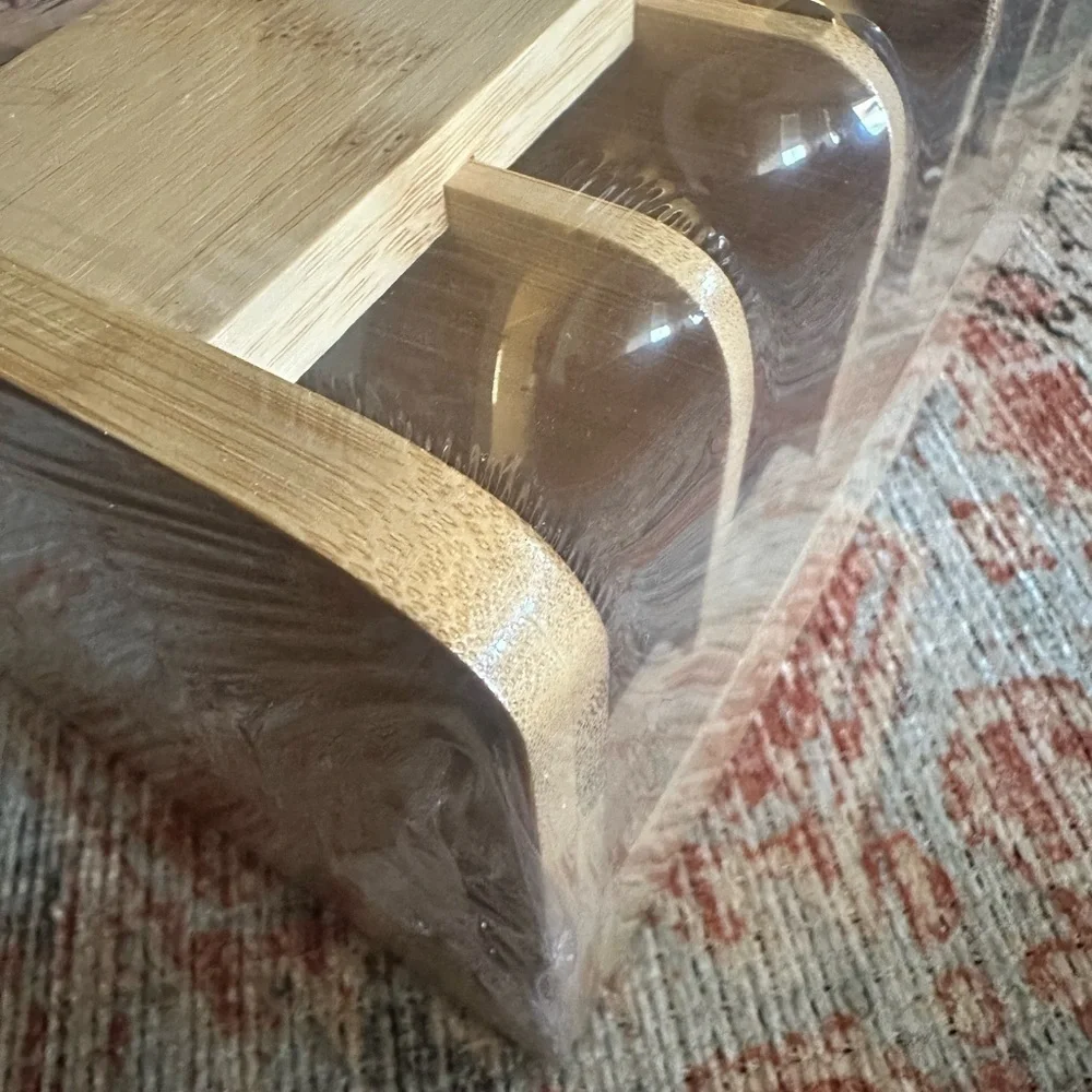 🆕 SNAPKITCH Bamboo Tumbler Lid Organizer